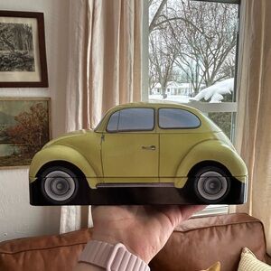 Vintage Yellow Car Puzzle Box